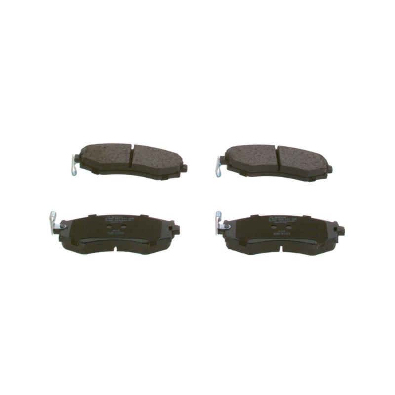Jeu de 4 plaquettes de frein avant BOSCH 0 986 494 571 - Visuel 1