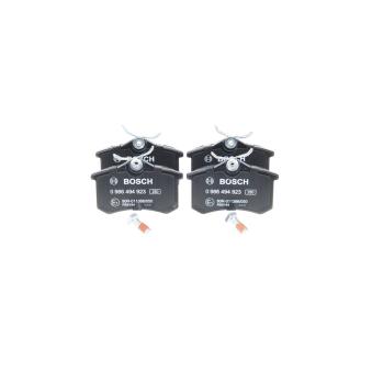 Jeu de 4 plaquettes de frein arrière BOSCH OEM 5q0698451e