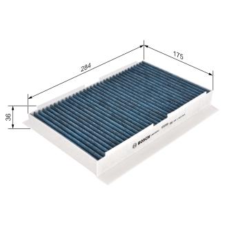 Filtre, air de l'habitacle BOSCH OEM 6447TL
