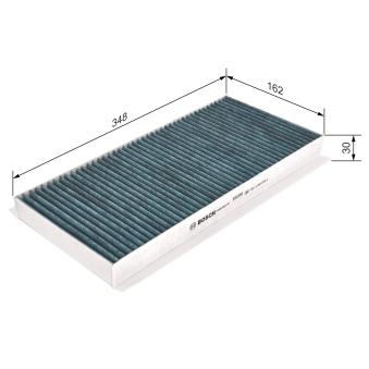 Filtre, air de l'habitacle BOSCH OEM 5021185101