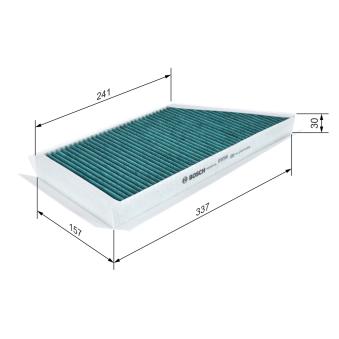 Filtre, air de l'habitacle BOSCH OEM 6447AZ