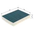 BOSCH 0 986 628 543 - Filtre, air de l'habitacle