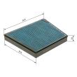 BOSCH 0 986 628 549 - Filtre, air de l'habitacle
