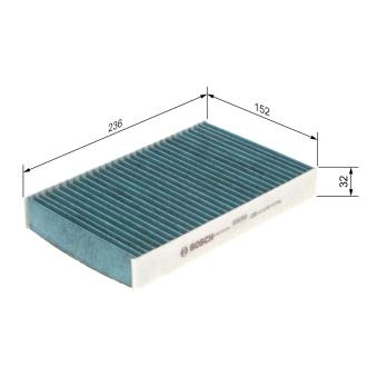 Filtre, air de l'habitacle BOSCH OEM 272772100R