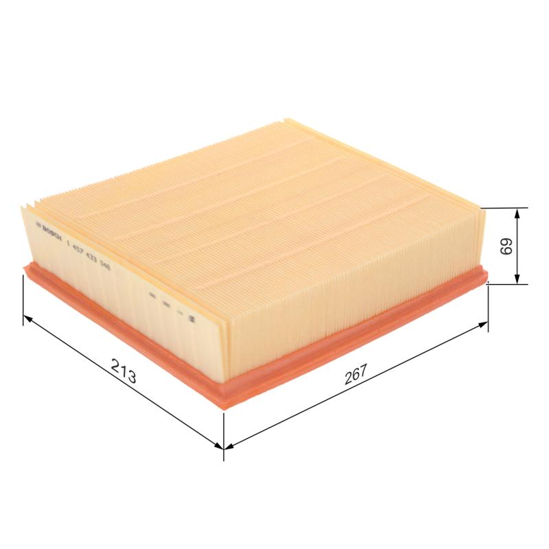 Filtre à air BOSCH 1 457 433 046 - Visuel 1