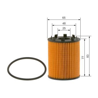 Filtre à huile BOSCH [1 457 429 256]