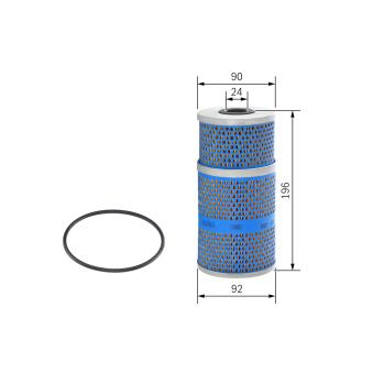 Filtre à huile BOSCH OEM A6171840033