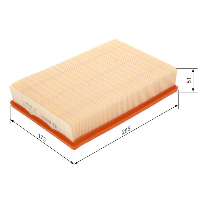 Filtre à air BOSCH 1 457 433 099 - Visuel 1