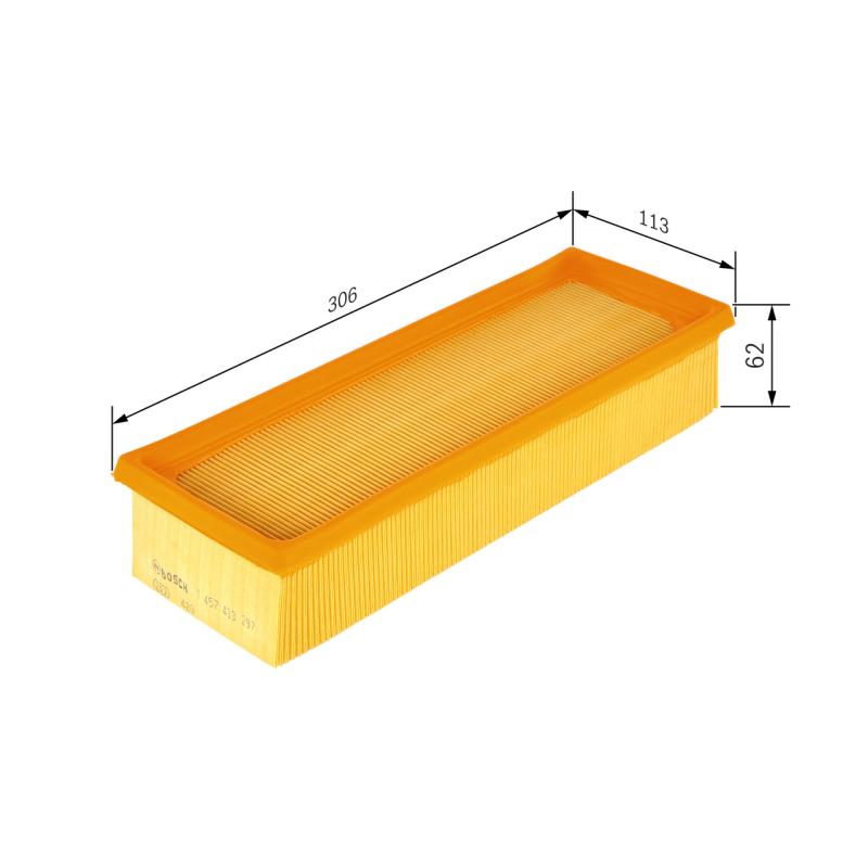 Filtre à air BOSCH 1 457 433 297 - Visuel 1