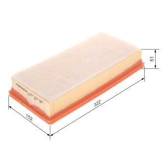 Filtre à air BOSCH [1 457 433 596]