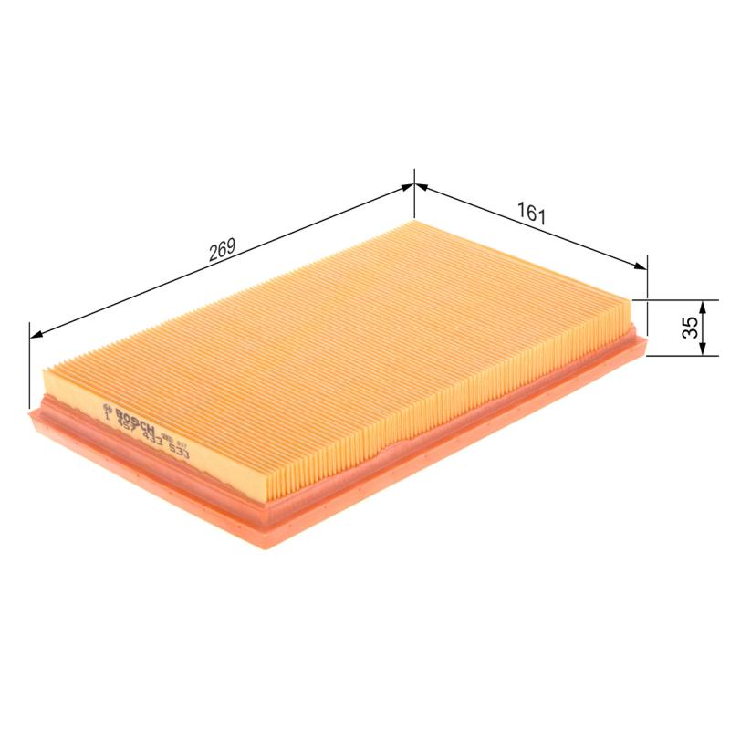 Filtre à air BOSCH 1 457 433 533 - Visuel 1