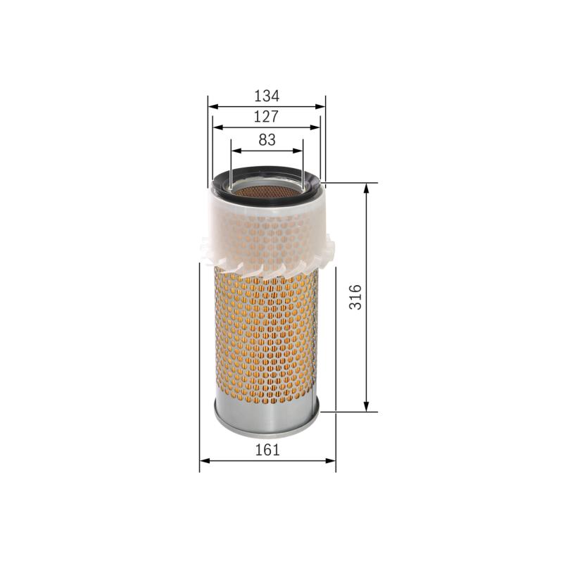 Filtre à air BOSCH 1 457 433 674 - Visuel 1