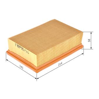 Filtre à air BOSCH OEM 1444Q5