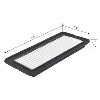 Filtre à air BOSCH OEM 2811302510AT