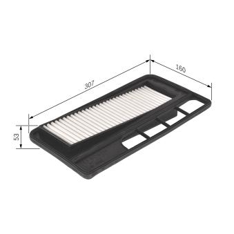 Filtre à air BOSCH OEM 1378084E50000