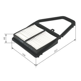 Filtre à air BOSCH OEM 17220PLC505