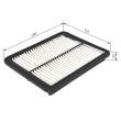 BOSCH 1 987 429 180 - Filtre à air