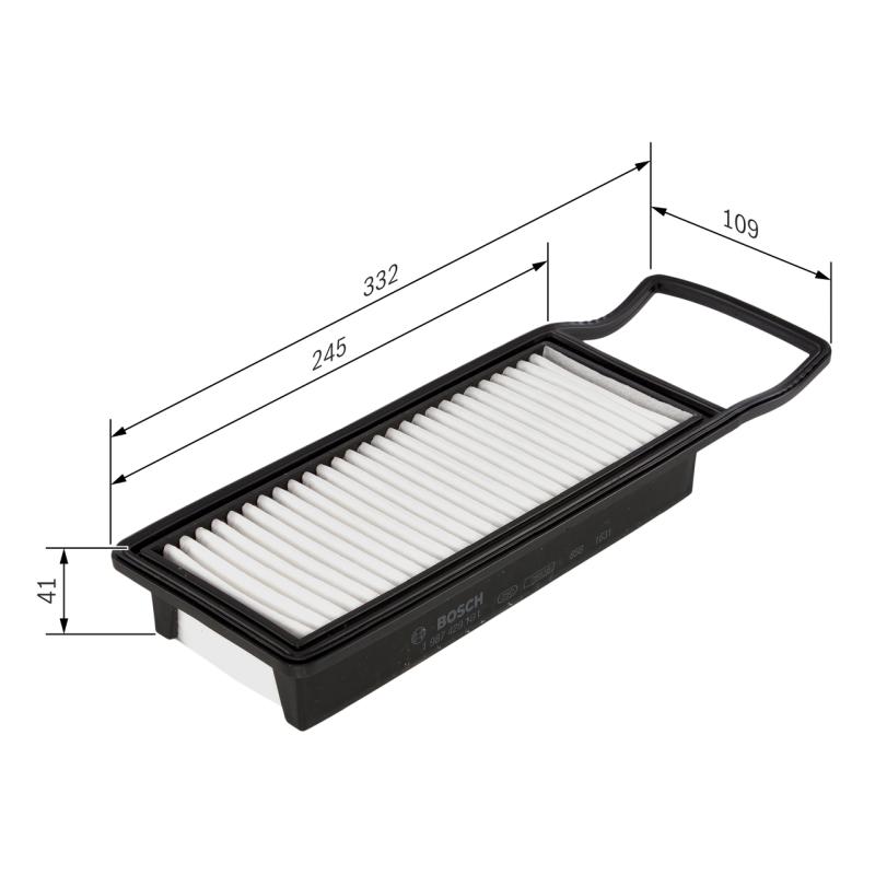 Filtre à air BOSCH 1 987 429 191 - Visuel 1
