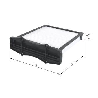 Filtre, air de l'habitacle BOSCH OEM JKR100280