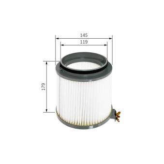 Filtre, air de l'habitacle BOSCH OEM 7701042499
