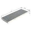 BOSCH 1 987 432 330 - Filtre, air de l'habitacle