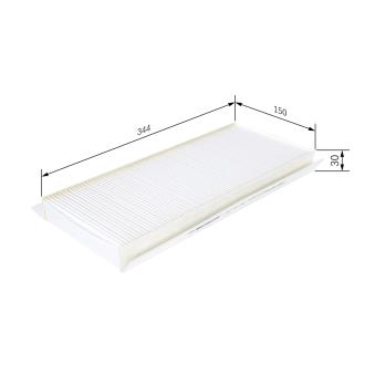 Filtre, air de l'habitacle BOSCH [1 987 432 006]