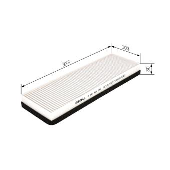 Filtre, air de l'habitacle BOSCH OEM 002484