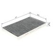 BOSCH 1 987 432 495 - Filtre, air de l'habitacle