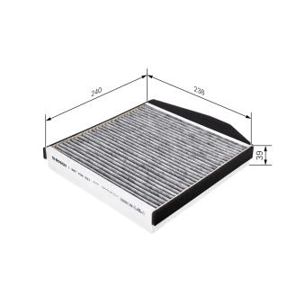 Filtre, air de l'habitacle BOSCH OEM 30676413