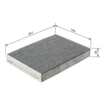 Filtre, air de l'habitacle BOSCH OEM K6000620027