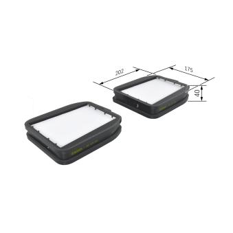 Filtre, air de l'habitacle BOSCH 1 987 435 053 pour MERCEDES-BENZ CLASSE E E 220 CDI - 170cv