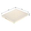 BOSCH 1 987 435 056 - Filtre, air de l'habitacle