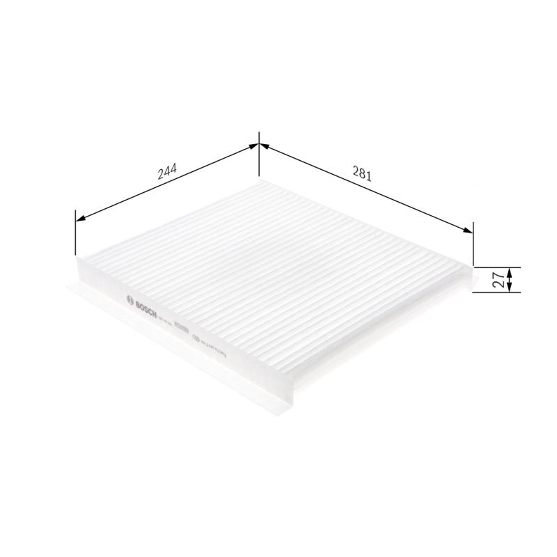 Filtre, air de l'habitacle BOSCH 1 987 435 059 - Visuel 1