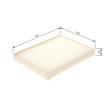 BOSCH 1 987 435 120 - Filtre, air de l'habitacle