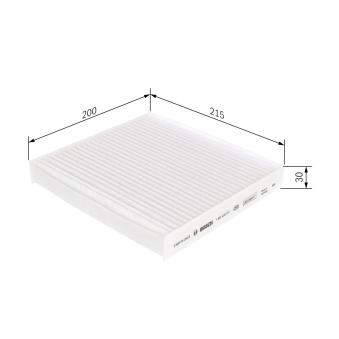 Filtre, air de l'habitacle BOSCH OEM 27277CL025