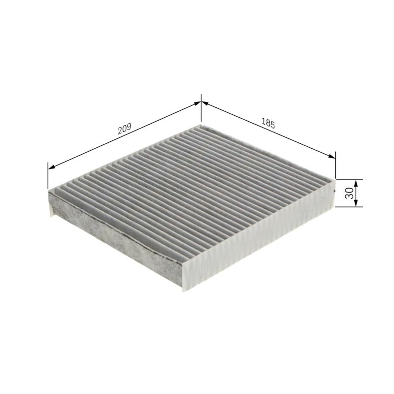 Filtre, air de l'habitacle BOSCH 1 987 435 570 - Visuel 1