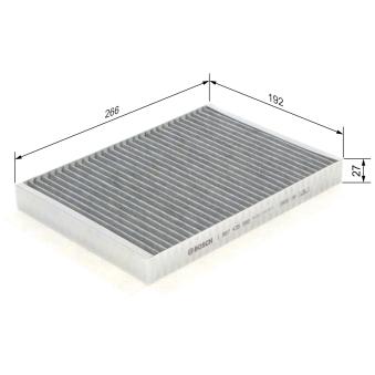 Filtre, air de l'habitacle BOSCH OEM 4819126