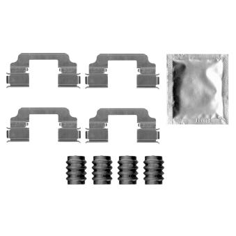 Kit d'accessoires, plaquette de frein à disque BOSCH 1 987 474 816 pour BMW X4 xDrive 20 i Mild Hybrid - 184cv