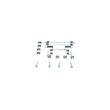 BOSCH 1 987 475 125 - Kit d'accessoires, mâchoire de frein