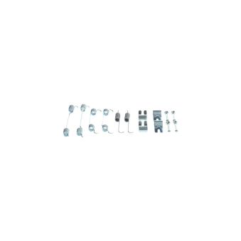 Kit d'accessoires, mâchoire de frein BOSCH 1 987 475 443 pour RENAULT CAPTUR 1.5 dCi 110 - 110cv