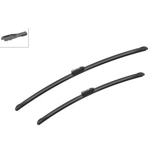 Kit balais d'essuie-glace BOSCH 3 397 007 638 pour AUDI A5 RS5 quattro - 450cv