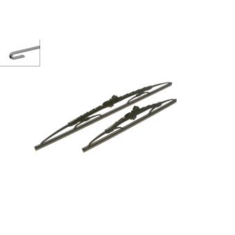 Kit balais d'essuie-glace BOSCH 3 397 010 271 pour DAEWOO MATIZ 1.0 - 64cv