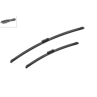 Kit balais d'essuie-glace BOSCH 3 397 014 116 pour AUDI A3 1.2 TFSI - 110cv