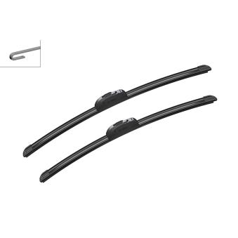 Kit balais d'essuie-glace BOSCH 3 397 118 993 pour OPEL ASTRA 1.2 16V - 65cv