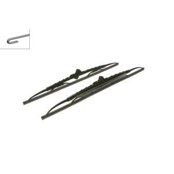Kit balais d'essuie-glace BOSCH 3 397 118 406 pour VOLKSWAGEN GOLF 1.9 TDI - 110cv
