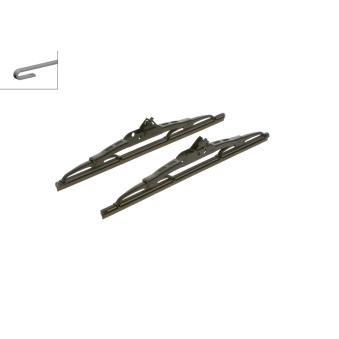 Kit balais d'essuie-glace BOSCH [3 397 118 801]