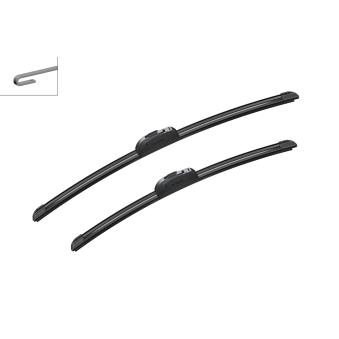 Kit balais d'essuie-glace BOSCH 3 397 118 901 pour MITSUBISHI L 2.5 DI-D (RWD) - 128cv