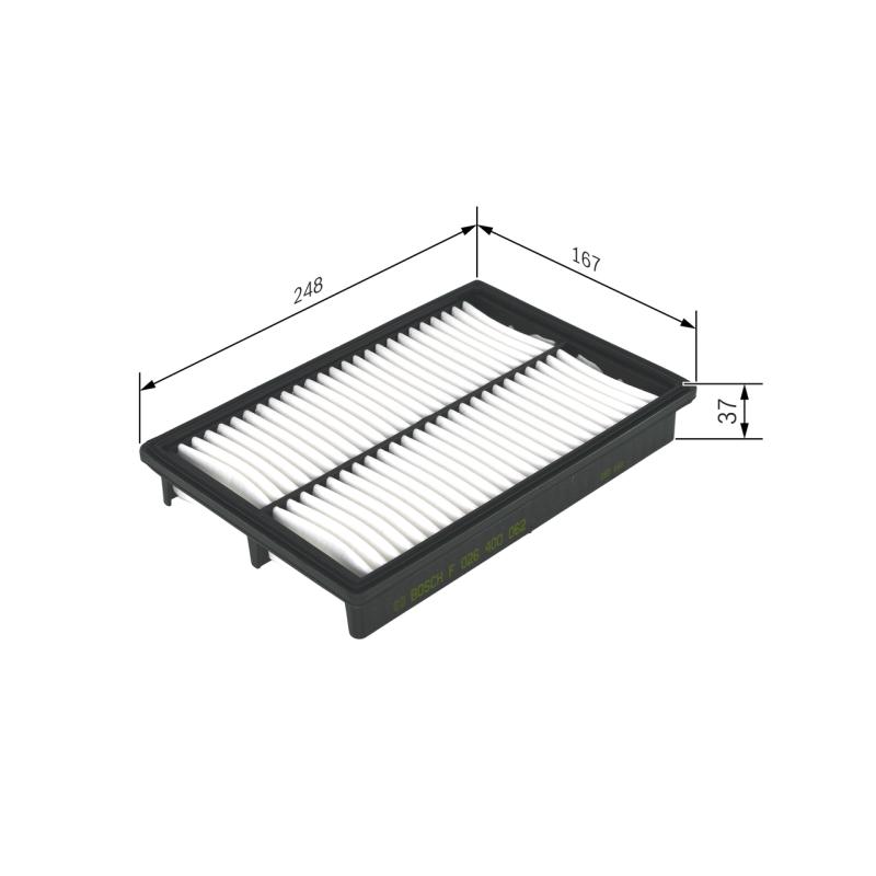 Filtre à air BOSCH F 026 400 062 - Visuel 1