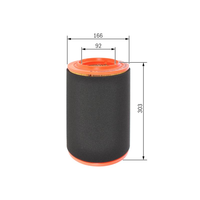 Filtre à air BOSCH F 026 400 370 - Visuel 1