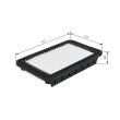 BOSCH F 026 400 291 - Filtre à air